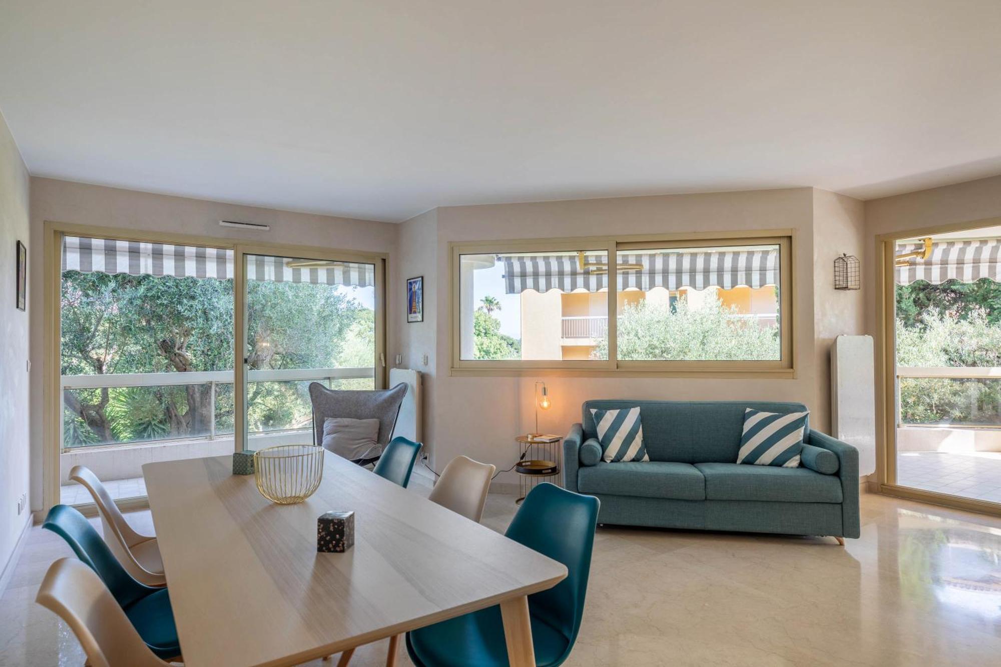 Tanit Piscine, 6 Couchages, Parking Apartment Antibes Ngoại thất bức ảnh